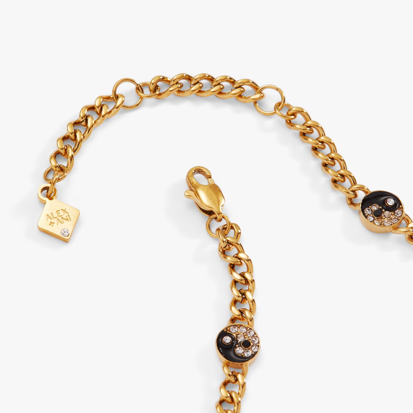Yin Yang Curb Chain Bracelet ALEX AND ANI